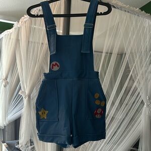 Super Mario Short Overalls